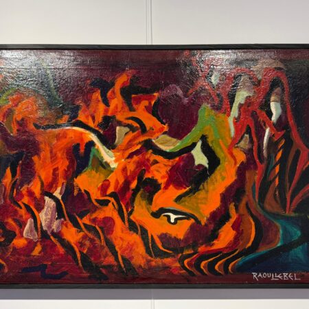 Raoul Egon Lebel - Non Figurativ Rouge