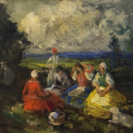 Czencz János - Popas în pădure